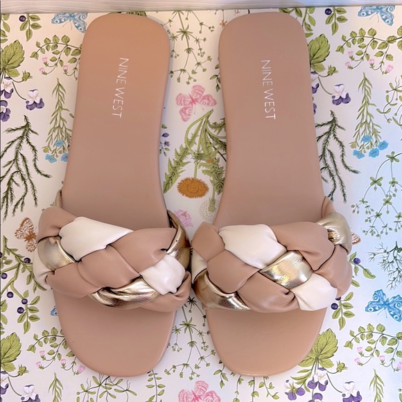 Braided Slide Sandals - Picture 2 of 4